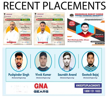 Recent placments