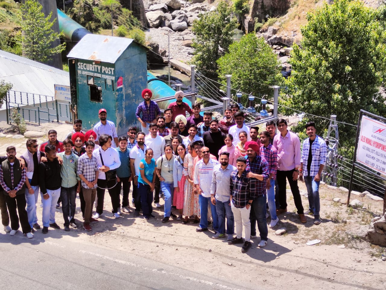 Industrial Visit - ALEO Hydro Power Plant, Manali 