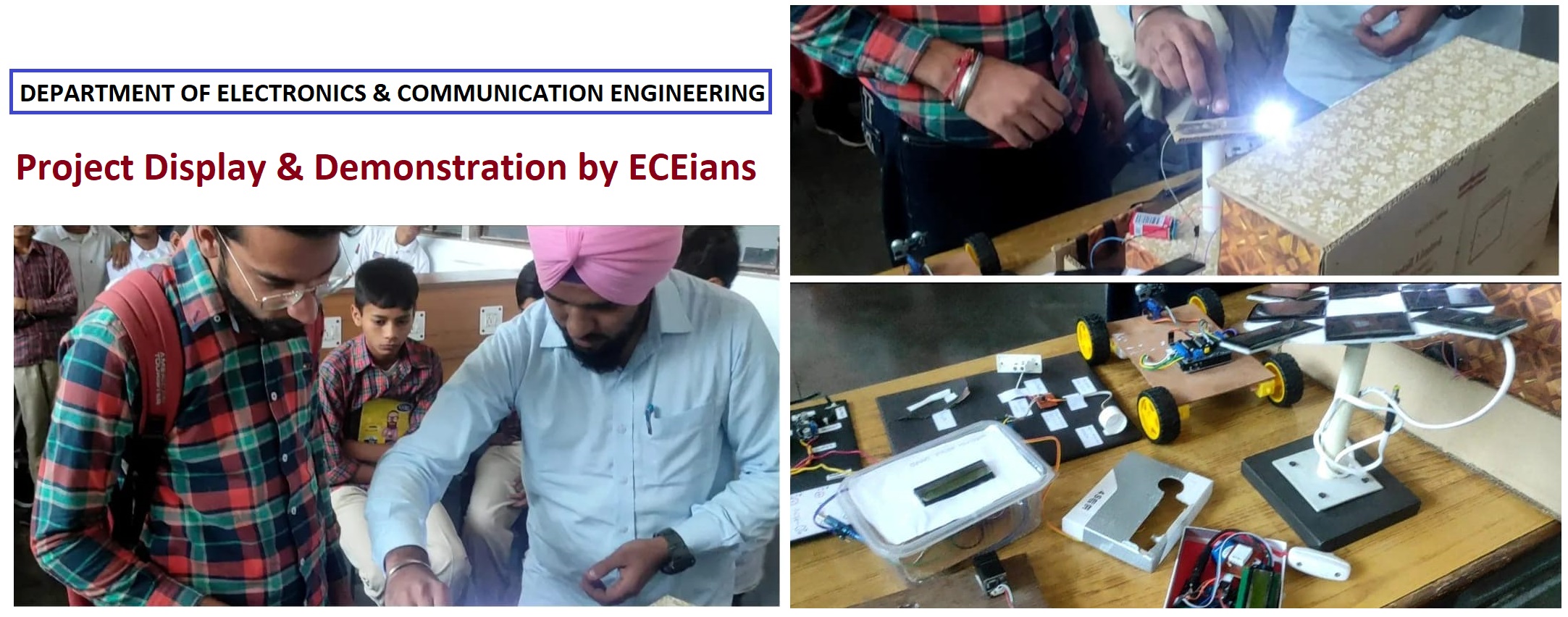 Project Display & Demonstration by ECEians